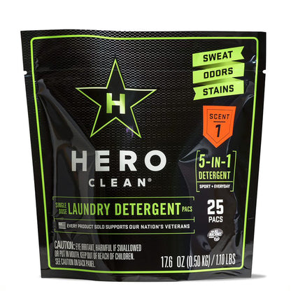 HERO DETERGENT POD 25PK - Pack of 6