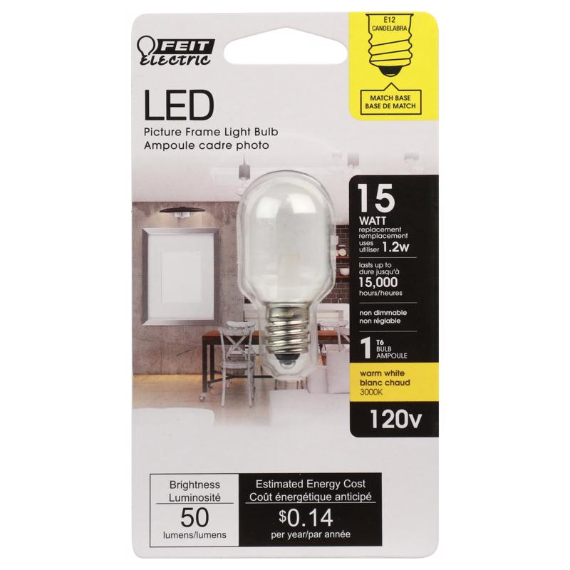 BULB LED T6 E12 WW 1.2w