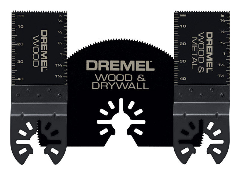 Emery Jensen Dremel cutting specialty oscillating blades, pack of 2, designed for precise cutting tasks with oscillating tools.