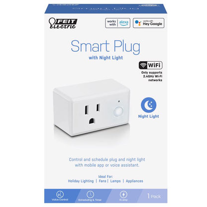 PLUG W/nghtlt SMART WHT