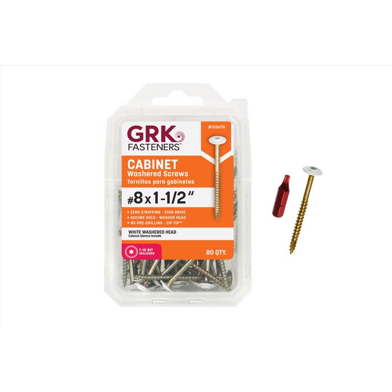 CABN SCRW WSHR #8X1-1/2"