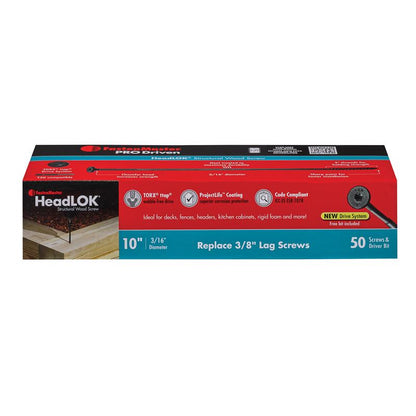 Emery Jensen HeadLok specialty screws with flat heads and durable metal construction for secure fastening.