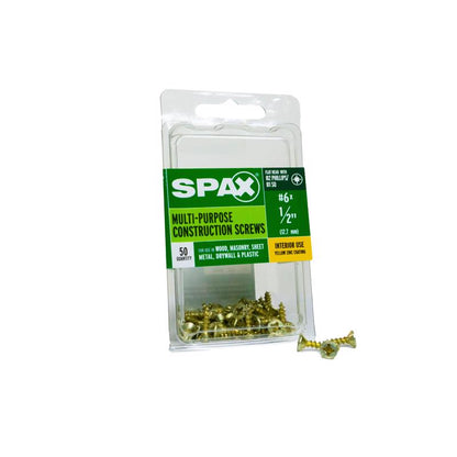 SCRW SPAX FH6X1/2YLWBX50
