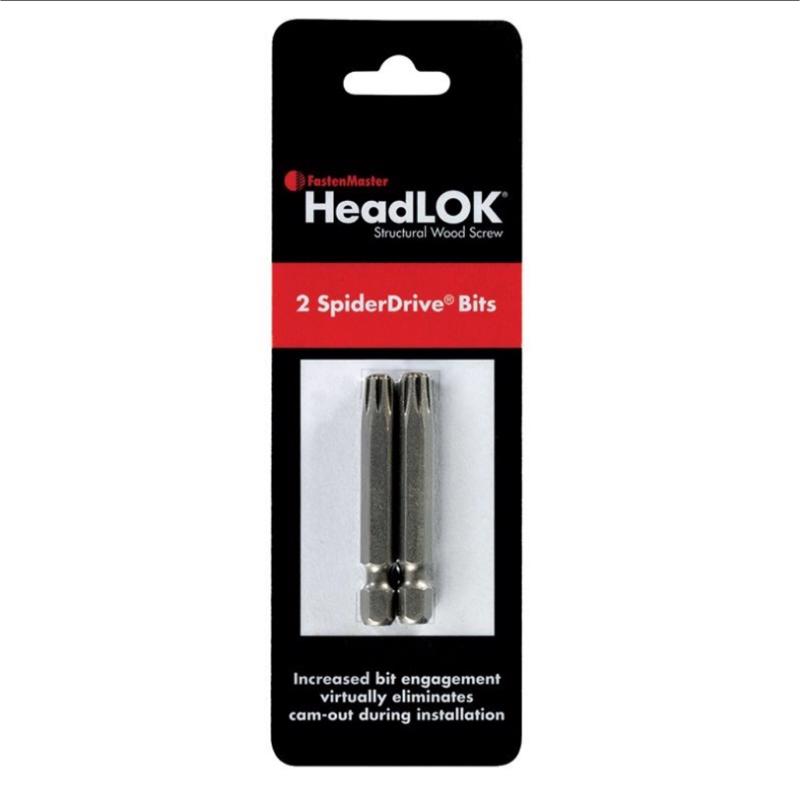 SPIDER DRIVER BIT 2" 2PK