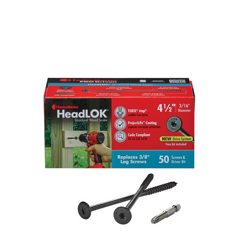 Emery Jensen specialty screws, 4.5-inch, 50-piece set, featuring durable construction and versatile application for woodworking projects.