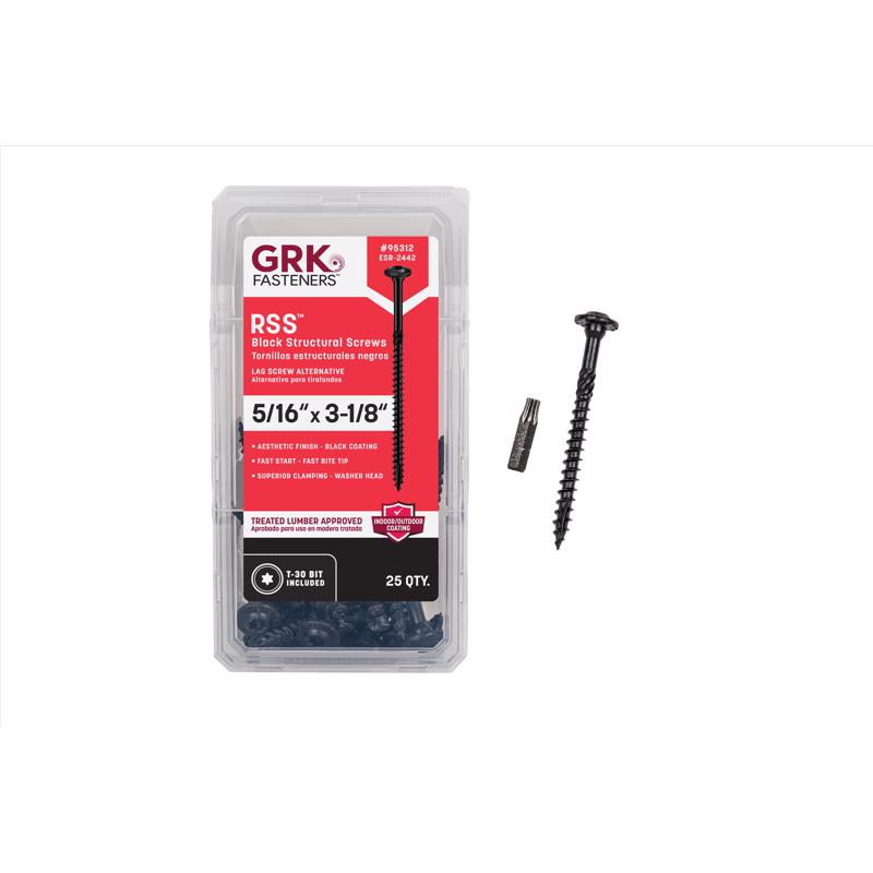 STRCTURL WD SCRWS 3-1/8"