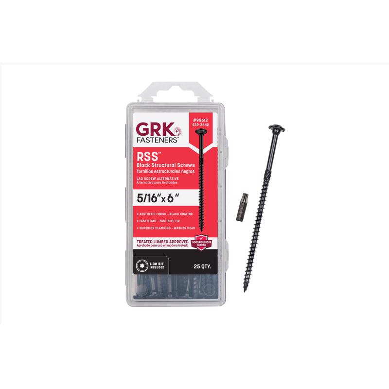 Emery Jensen specialty 6-inch wood screws with a durable metal finish, designed for secure wood fastening.