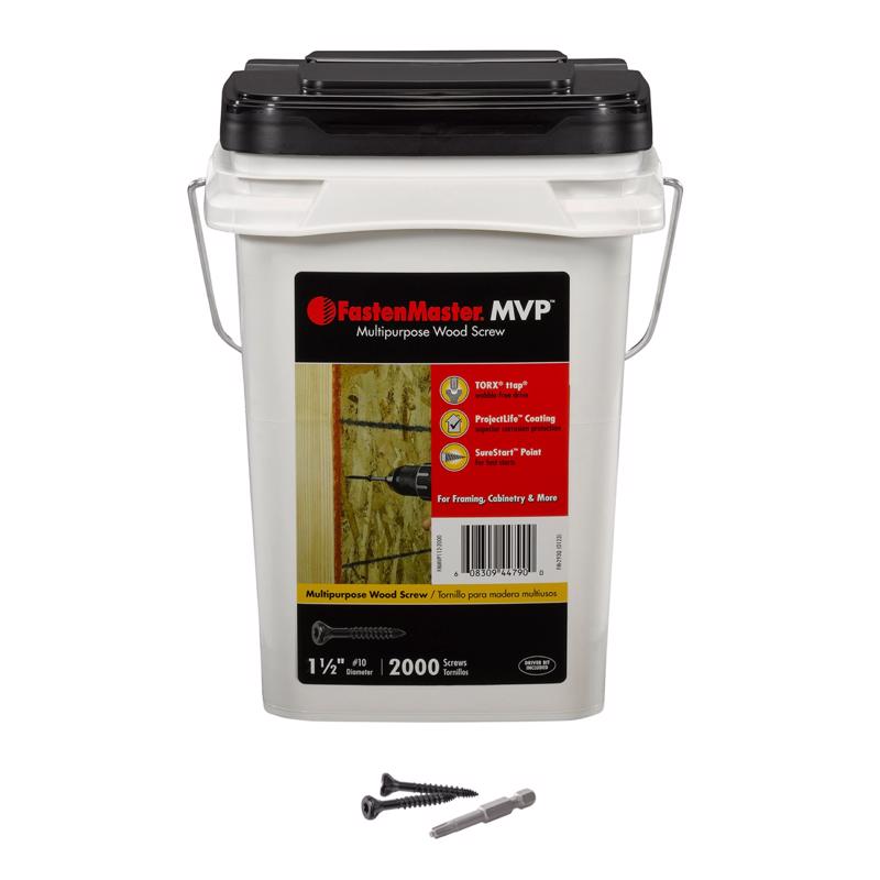 Emery Jensen specialty wood screw, 1-1/2 inch, 2000 pack, durable fasteners for woodworking projects.