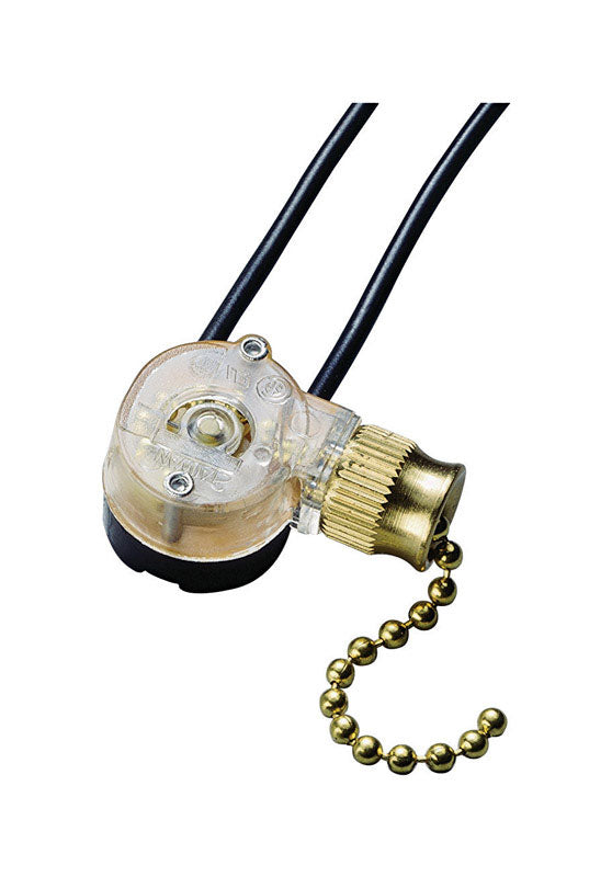 PULL SWITCH BRASS On/off