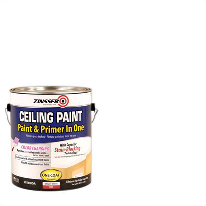 Two Emery Jensen flat gloss ceiling paint primers in a pack of 2, designed for specialty wall priming applications.