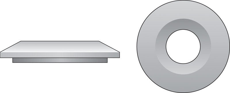 Emery Jensen specialty washer with neoprene material, 1/4 inch size, shown in a box of 100 for secure, corrosion-resistant fastening.