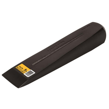 Square head 5-pound splitting wedge by Emery Jensen, designed for effective wood splitting and durable use.