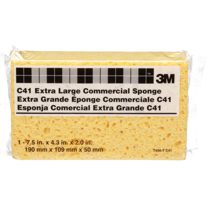 Emery Jensen 3M Commercial Sponge, 7.5-inch cleaning sponge with durable, absorbent surface for versatile cleaning tasks.