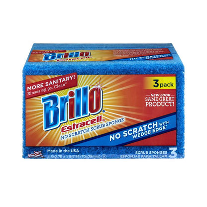 SCRUBBER SPONG N/s 4.5"l - Pack of 8