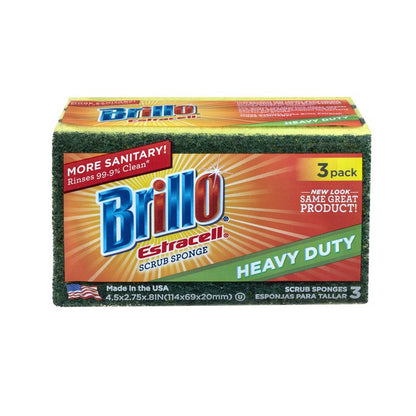 SCRUBBER SPONGE HD 3PC - Pack of 8