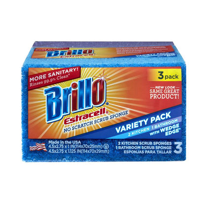 SCRUBBER SPONGE N/s 3PC - Pack of 8