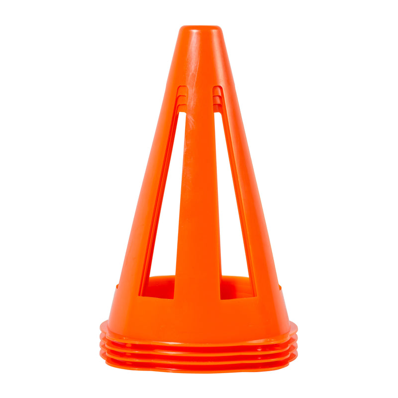 SAFETY CONES ORG PLST 9" - Pack of 6