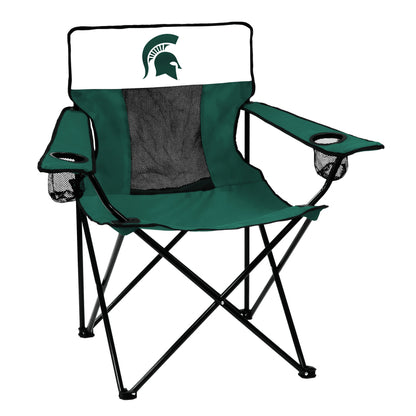 Emery Jensen Michigan State bag chair featuring the school's logo and colors, perfect for sports events and outdoor seating.