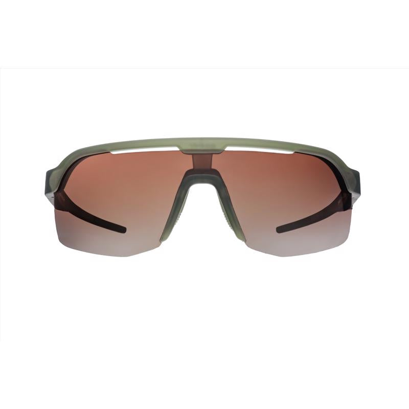 Emery Jensen SNGLS JNGL green sports sunglasses with sleek frame and tinted lenses for active outdoor use.
