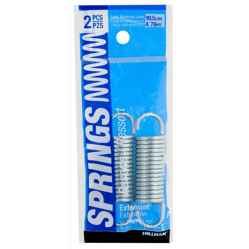 Emery Jensen spring extension set with two 3/4-inch steel springs for hardware and repair applications.