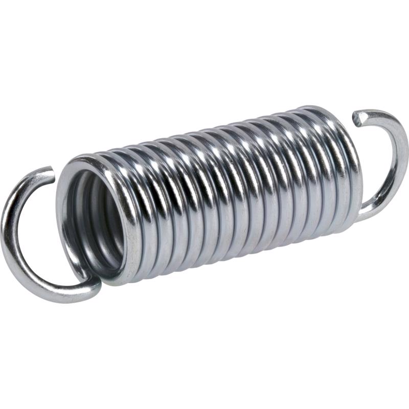 Pair of Emery Jensen extension springs, 2-5/8 x 3/4 inches, durable hardware springs for various applications.