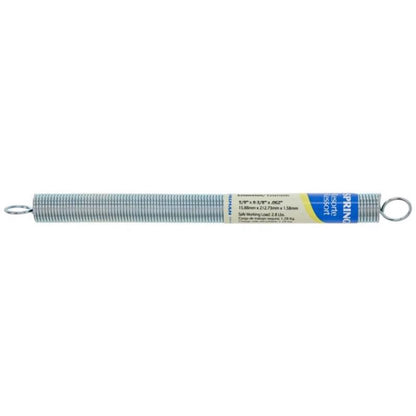 Emery Jensen spring extension, size 5/8 inch, for industrial or mechanical use, with coiled metal design on a plain background.