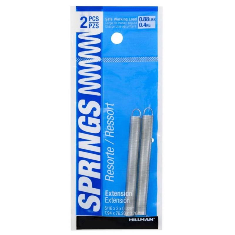 Emery Jensen spring extension #207, 3-inch length, durable metal spring for industrial or home repair applications.