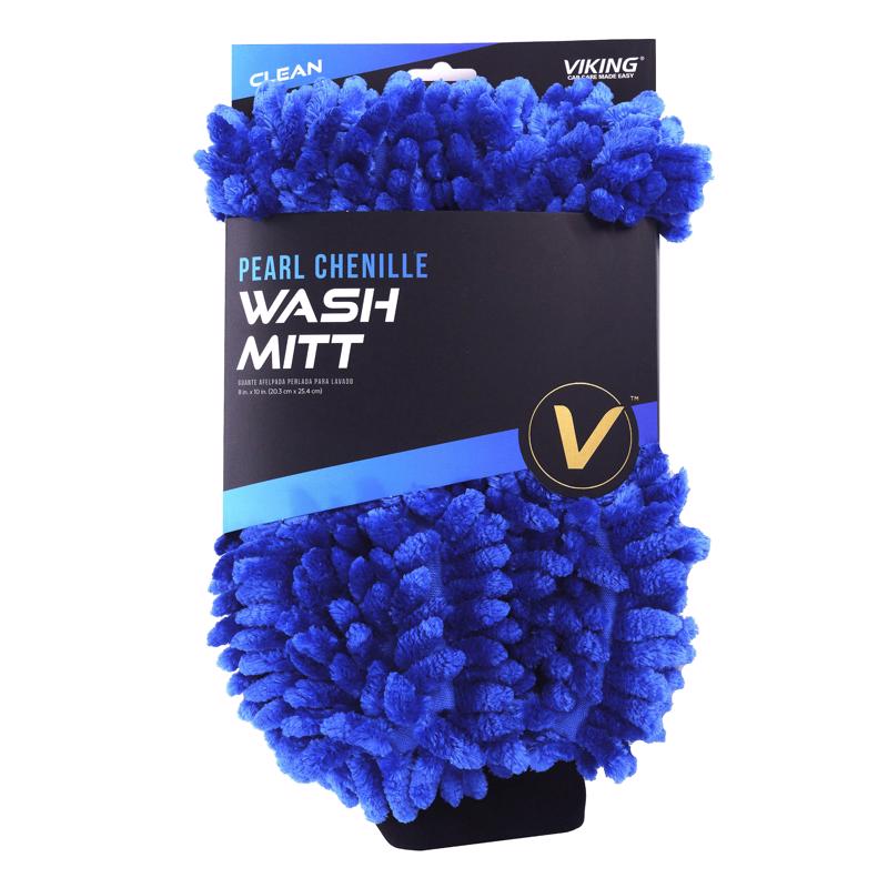 WASH MITT CHNILLE PRPL