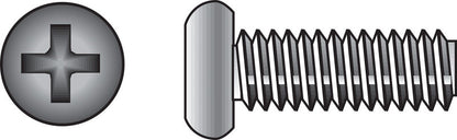 Emery Jensen stainless steel machine screw, 10-24 x 1/2 inch, shown in a close-up image with threading and hex head detail.