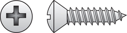 Emery Jensen stainless steel sheet metal screw, 10x1.5 inch, Phillips head, box of 100, for sheet metal fastening.