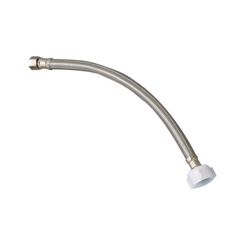 Emery Jensen stainless steel braided hose, 3/8x7/8x16 inch, durable flexible metal hose for industrial use
