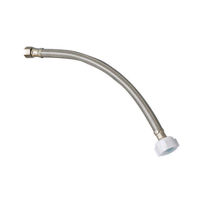 Emery Jensen stainless steel braided hose, 3/8x7/8x16 inch, durable flexible metal hose for industrial use