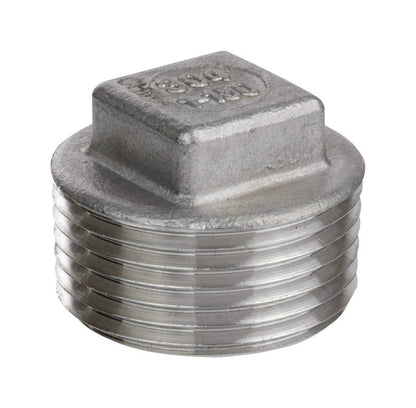 HEAD SQ PLUG 1-1/2"SCH40