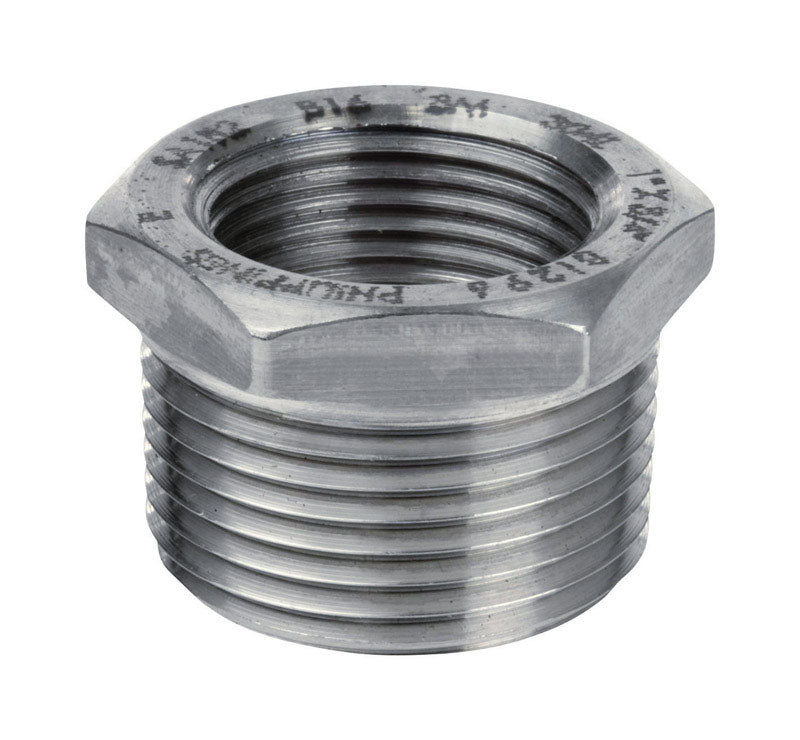 HEX BUSHING 3/4"X3/8" SS