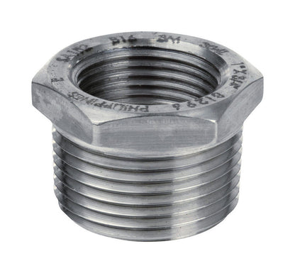 HEX BUSHING 3/4"X3/8" SS