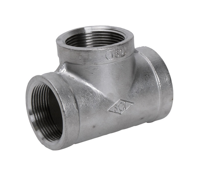 TEE 1" THEAD SS