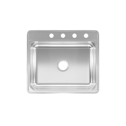 Emery Jensen 7-inch stainless steel kitchen sink with single basin and 21-gauge thickness, ideal for modern kitchen setups.