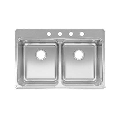 KTCHN SNK DBL BWL 33X22"