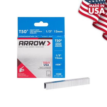 STAPLE 1/2" T-50 1250PK - Pack of 4