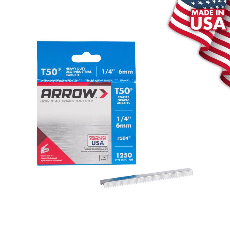 STAPLE 1/4" T-50 1250PK - Pack of 4