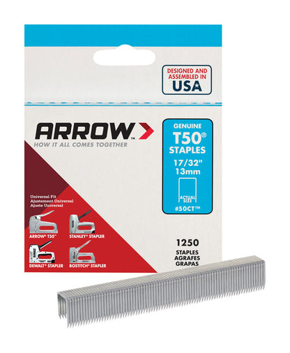 STAPLE T-50 17/32"PK1250 - Pack of 4