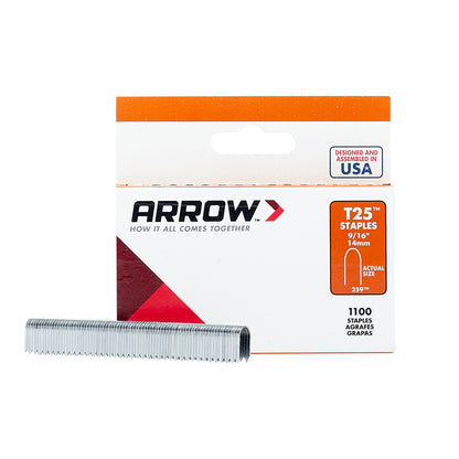 STAPLE T25 9/16" PK1000 - Pack of 5