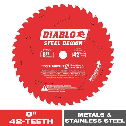 CERMET SAW BLADE 8" 42T