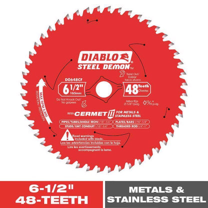 SAW BLADE 6.5"48t METAL - Pack of 5