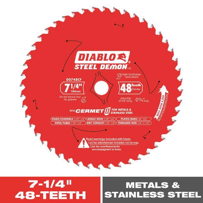 STEEL DMN MTLBD 7.25"48t - Pack of 5