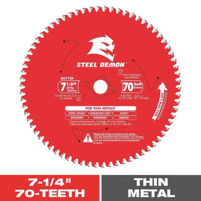 SW BLAD FERRUS 7-1/4X70T