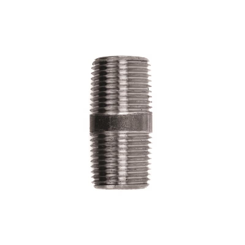 NIPPLE BLACK 1/2"X1.5" - Pack of 5