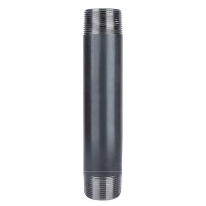 NIPPLE BLACK 1.25"X8"
