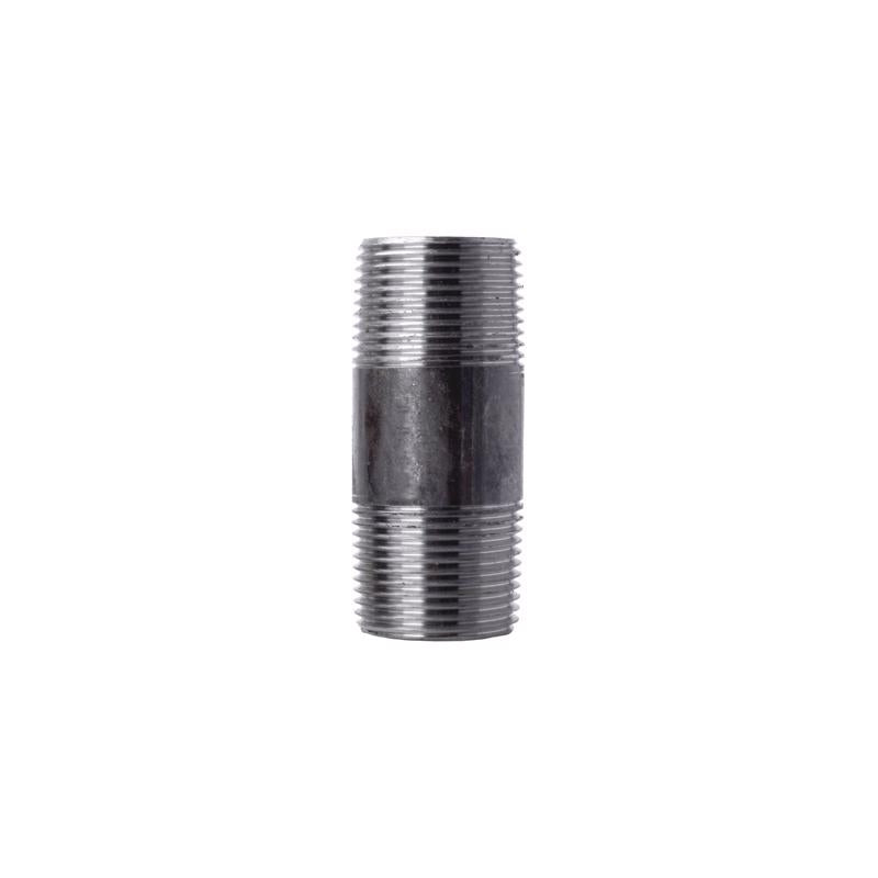 Black steel nipples measuring 2x3 inches from Emery Jensen, with 12-inch and LE fittings, shown in the image.