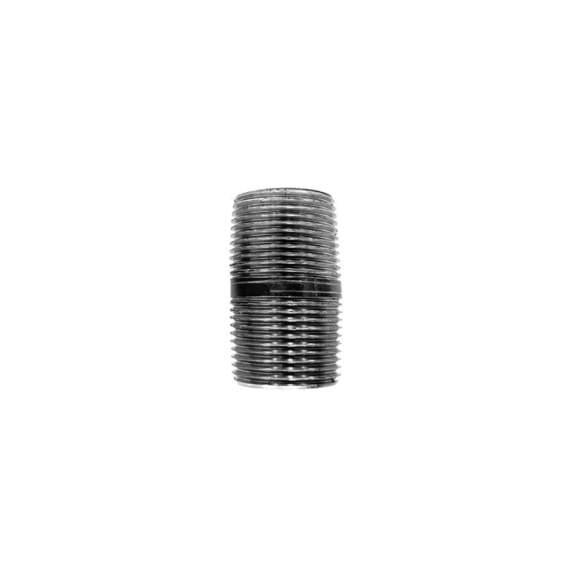 NIPPLE BLACK 3/4"X1.5" - Pack of 5